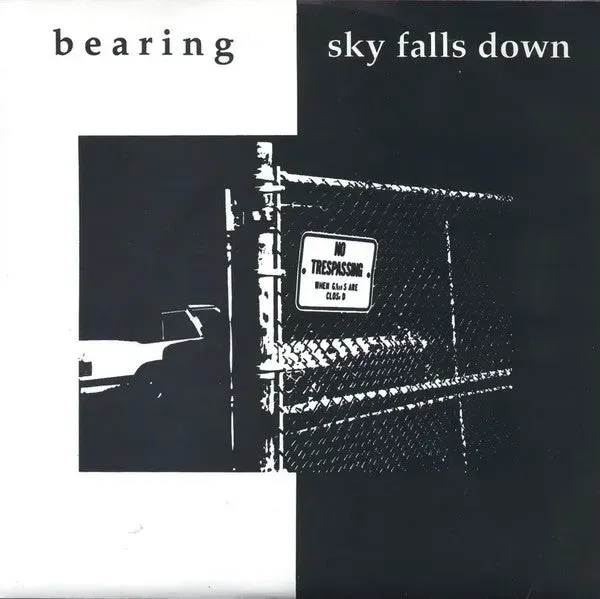 Bearing / Sky Falls Down split 7" vinyl brukt emo