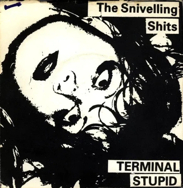 Snivelling Shits Terminal Stupid 7" singel brukt punk