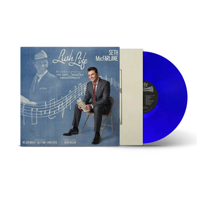 Seth MacFarlane Lush Life blå vinyl LP Sinatra