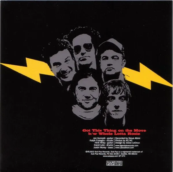 Rye Coalition Got This Thing On The Move 7" vinyl blå
