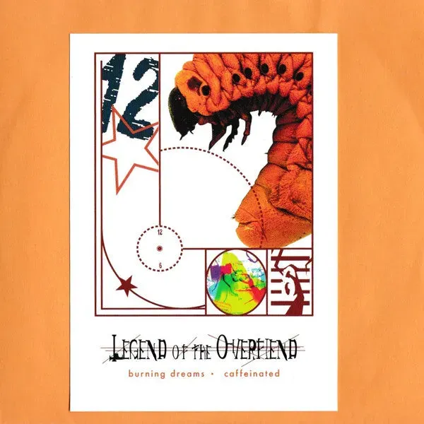 Legend Of The Overfiend Ladderback split 7-tommer vinylplate brukt emo