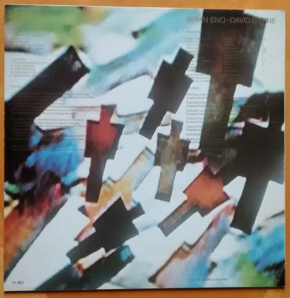 Brian Eno David Byrne My Life In The Bush Of Ghosts vinyl LP UK 1981