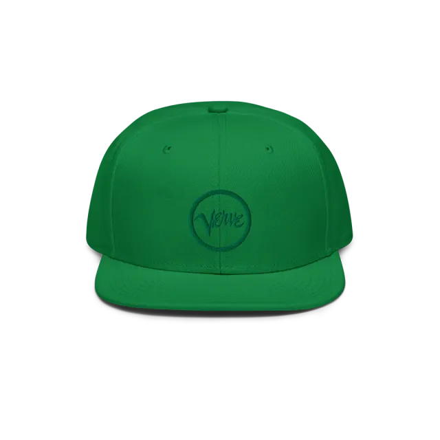 Verve Impulse snapback caps grønn brodert