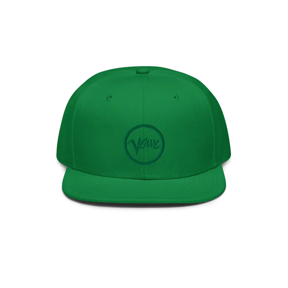 Verve Impulse snapback caps grønn brodert