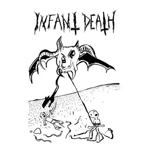 Infant Death Demo Cursed To Damnation 10" MLP hvit vinyl