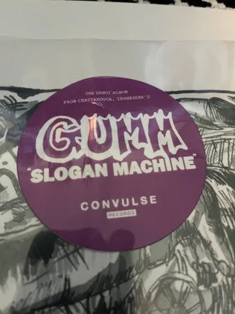 Gumm Slogan Machine 12" brukt svart vinyl post-hardcore