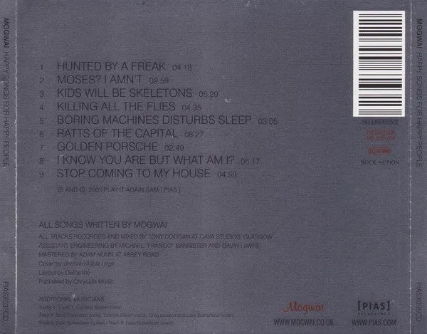 Mogwai Happy Songs For Happy People CD brukt enhanced