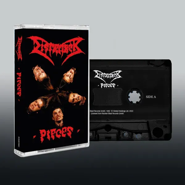 Dismember Pieces MC kassett death metal